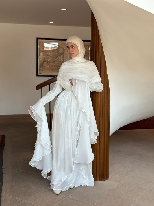 Nara White Bridal Dress