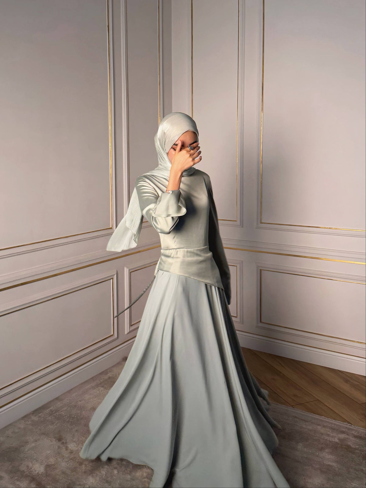 Khadijah Sage Dress