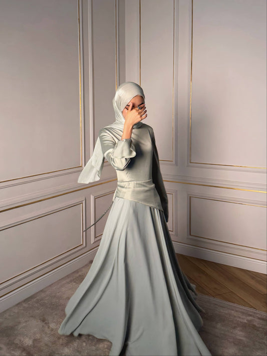 Khadijah Sage Dress