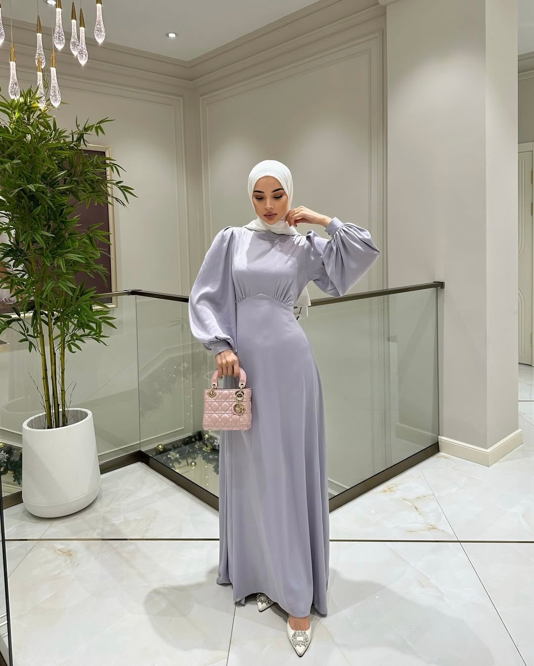 Noor Lavender Dress