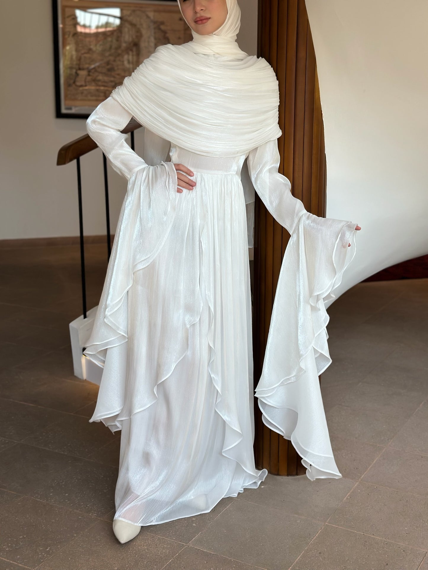 Nara White Bridal Dress