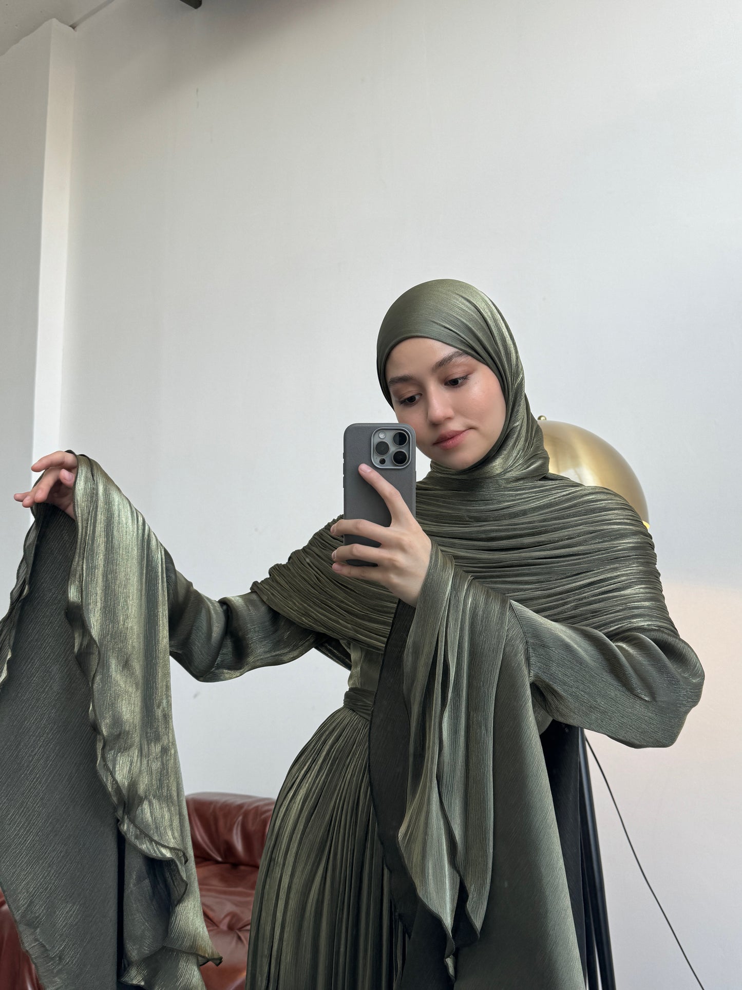 Nara Forest Green Dress