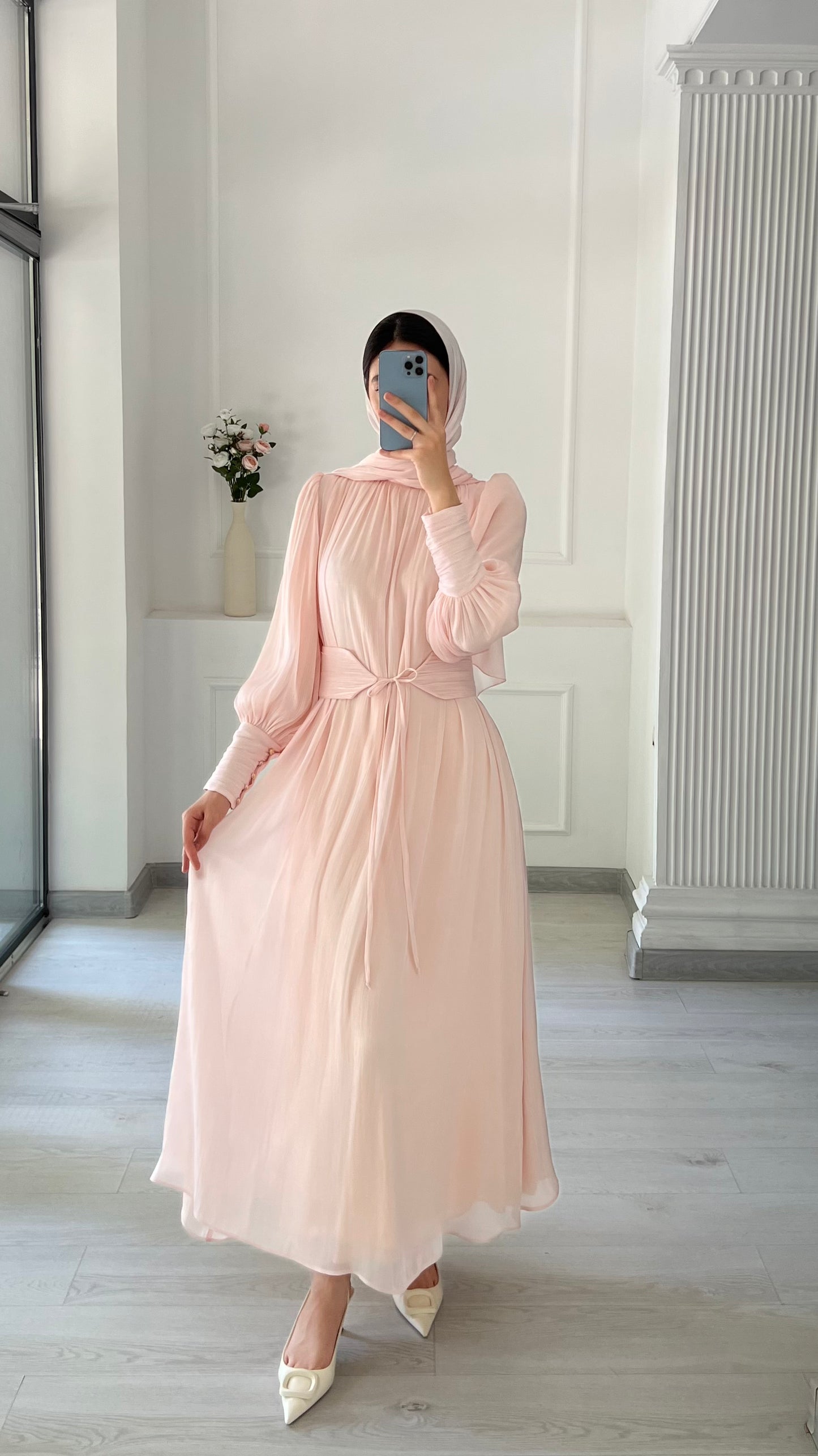 Alaya Pink Organza Dress